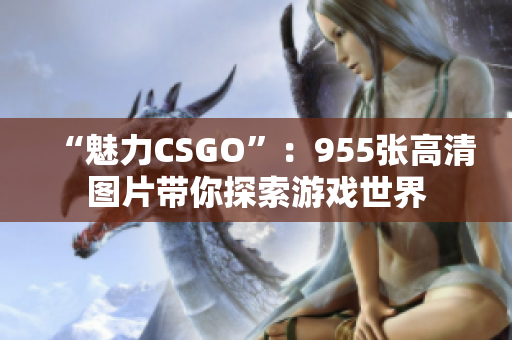 “魅力CSGO”：955張高清圖片帶你探索游戲世界