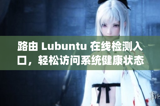 路由 Lubuntu 在線檢測入口，輕松訪問系統(tǒng)健康狀態(tài)(1)