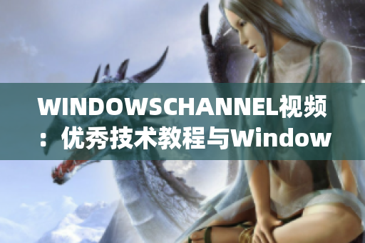 WINDOWSCHANNEL視頻：優(yōu)秀技術(shù)教程與Windows技巧分享(1)