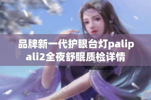 品牌新一代護眼臺燈palipali2全夜舒眠質檢詳情