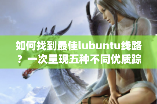 如何找到最佳lubuntu線路？一次呈現(xiàn)五種不同優(yōu)質(zhì)蹤跡(1)