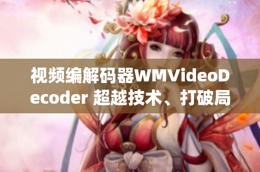 視頻編解碼器WMVideoDecoder 超越技術(shù)、打破局限(1)