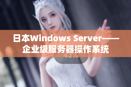 日本W(wǎng)indows Server——企業(yè)級服務(wù)器操作系統(tǒng)