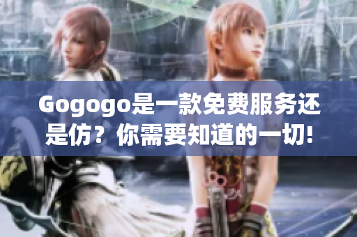 Gogogo是一款免費服務(wù)還是仿？你需要知道的一切!