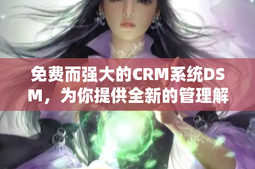 免費(fèi)而強(qiáng)大的CRM系統(tǒng)DSM，為你提供全新的管理解決方案