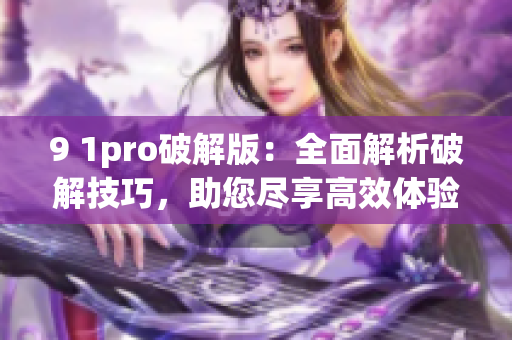 9 1pro破解版：全面解析破解技巧，助您盡享高效體驗(yàn)