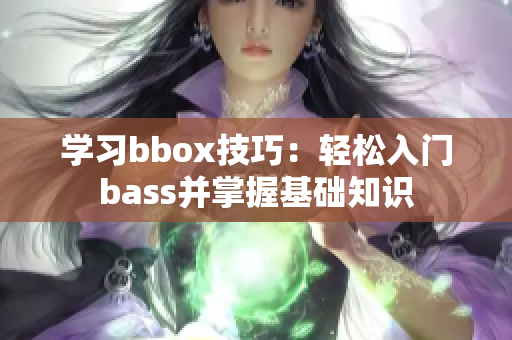 學(xué)習(xí)bbox技巧：輕松入門bass并掌握基礎(chǔ)知識