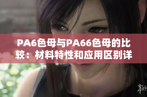 PA6色母與PA66色母的比較：材料特性和應(yīng)用區(qū)別詳解