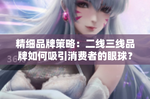 精細(xì)品牌策略：二線三線品牌如何吸引消費者的眼球？